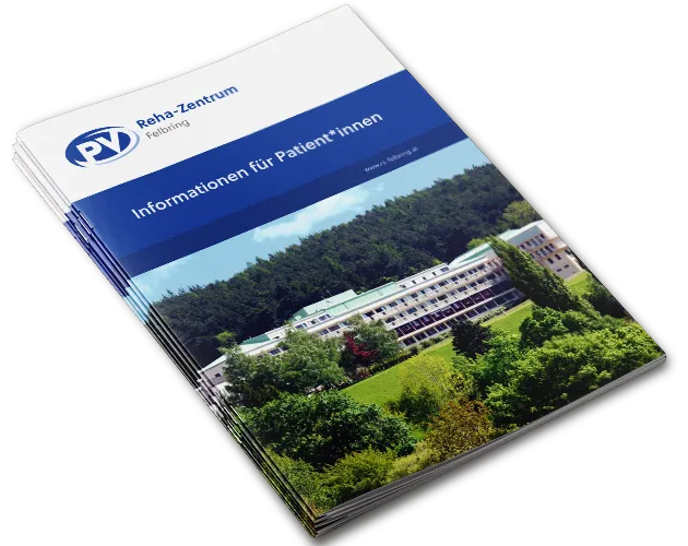 Titelbild Patientenbroschüre Reha-Zentrum Felbring